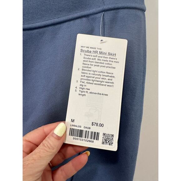 NWT Lululemon Scuba HR Mini Skirt Size M - Picture 4 of 7